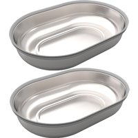 Surefeed Distributeur de nourriture à puce électronique pour chien et chat - 2 bols supplémentaires en acier inoxydable