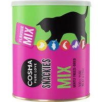 Lot économique : Maxi tube Cosma Snackies Friandises lyophilisées pour chat - 3 x assortiment 5 saveurs (450 g)