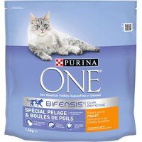 PURINA ONE Coat & Hairballs för katter - 4 x 1,5 kg