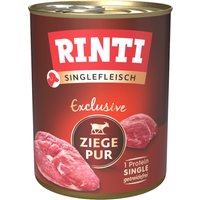 RINTI Viande Pure Exclusive 6 x 800 g pour chien - pure chèvre