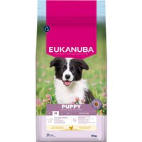 15 kg Eukanuba Premium Nutrition + 3 x 400 g passande våtfoder på köpet! - Puppy Medium Breed Chicken + Puppy Rich in nötkött & pumpa
