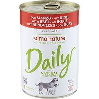 6x400g Almo Nature Daily bœuf - Pâtée pour chien