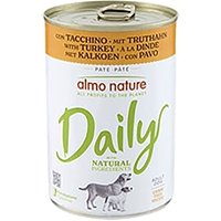 Almo Nature Daily Dog 24 x 400 g umido cane - Tacchino