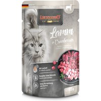 Lot Leonardo Finest Selection 32 x 85 g pour chat - agneau, canneberges