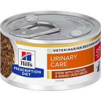 48x82g c/d Urinary Stress Mijoté poulet, légumes Hill's Prescription Diet - Pâtée pour chat
