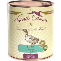 Terra Canis 12 x 800 g umido cane - NUOVO: Anatra con Riso integrale, Barbabietola, Pera e Sesamo