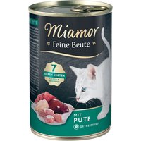 24 x 400 g Miamor Proies fines dinde nourriture humide pour chats