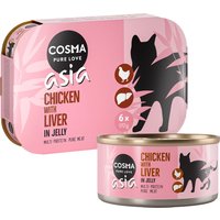 Cosma Asia i gelé 6 x 170 g - Kyckling & kycklinglever