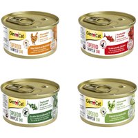 Provpack: GimCat Superfood ShinyCat Duo 6 x 70 g - 6 x 70 g (4 sorter)