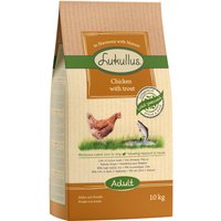 10kg Lukullus poulet, truite - Croquettes pour chien