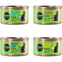 6x85g Cosma Original en gelée lot 4 saveurs - Sachet pour chat