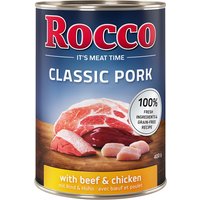 Rocco Classic Pork 6 x 400 g - Nötkött & kyckling