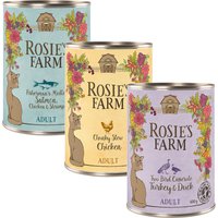 Rosie's Farm Adult 6 x 400 g - Mixpack (3 sorter)