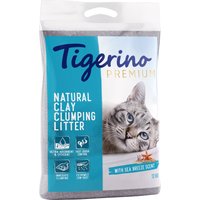 Litière Tigerino Premium, senteur brise marine pour chat - 12 kg