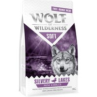 5x1kg Mini Soft Silvery Lakes poulet, canard Wolf of Wilderness - Croquettes pour chien