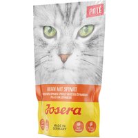 16x85g Josera Paté poulet, épinards - Pâtée pour chat