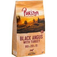 Multipack risparmio! 2 x 12 kg Purizon Crocchette senza cereali per cani - Adult Black-Angus & Tacchino