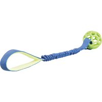 Trixie Bungee Tugger med boll hundleksak - 48 cm lång, Ø 7 cm