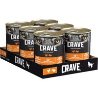 6x400g Adult poulet, dinde Crave - Pâtée pour chien