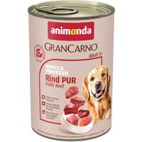 animonda GranCarno Adult Single Protein 24 x 400 g - Nötkött Pur