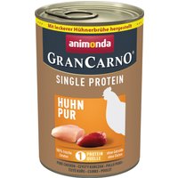 6x400g Adult Single Protein pur poulet Animonda GranCarno - Pâtée pour chien