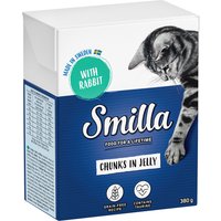 Smilla Bouchées en gelée 6 x 380 g pour chat - lapin