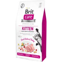 7kg Brit Care Grain-Free Kitten Healthy Growth & Development - Croquettes pour chat