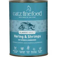 6x400g hareng, crevette catz finefood - Pâtée pour chat