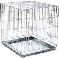Jaula Double Door para perros - 55 x 63 x 61 cm (An x P x Al)