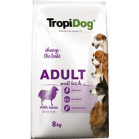 Tropidog Premium Adult Small med lamm & ris - 8 kg