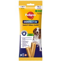 5 friandises Pedigree Dentastix Daily Oral Care Medium pour chien (10 - 25 kg)