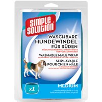 Simple Solution tvättbart skvättskydd för hanhundar - Stl. M, 1 st