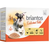 Briantos Delicious Paté 12 x 100 g pour chien - poulet