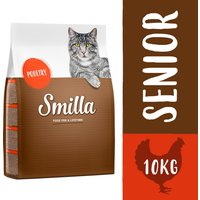 Lot Smilla 2 x 10 kg / 5 x 4 kg pour chat - Senior, volaille (2 x 10 kg)