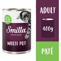 Smilla Mixed Meat Pot 6 x 400 g - Gås, nötkött & kyckling