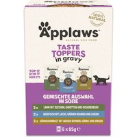 12x85g Applaws Taste Toppers lot mixte en sauce - Pâtée pour chien