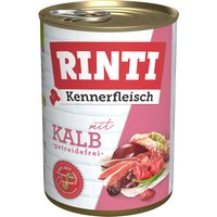 12x400g RINTI Kennerfleisch veau Pâtée pour chien