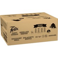 Jumbopack Felix Succulent Grill 80 x 80 g pour chat - lot mixte