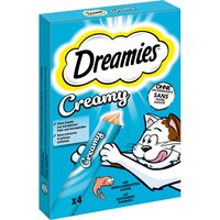 4x10g Catisfactions Creamy Snacks saumon - Friandises pour chat