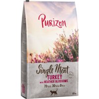 6.5kg Single Meat dinde, fleurs de bruyère Purizon croquettes pour chat