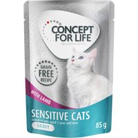 Concept for Life Sensitive Cats en sauce agneau sans céréales pour chat - 24 x 85 g