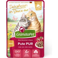 GranataPet Delicatessen i sås 12 x 100 g - Kalkon pur