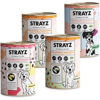 STRAYZ BIO våtfoder för hundar 4 x 400 g - BIO provpack (3 sorter)