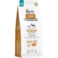Brit Care Dog Grain-free Senior & Light com salmão e batata - 12 kg