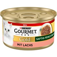 Gourmet Gold saftig-fina strimlor 12 x 85 g - Lax