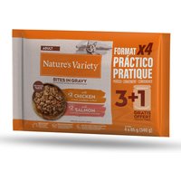 Nature's Variety Bites in Saus 44 x 85 g - Met Kip en Zalm