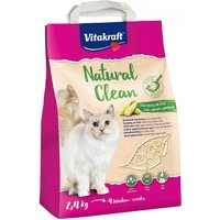 Litière de maïs Vitakraft Natural Clean pour chat - 2 x 2,4 kg
