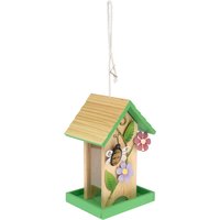 Mangeoire TIAKI Printemps pour oiseaux - L 17 x l 13,5 x H 25 cm