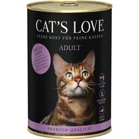 Cat's Love 6 x 400 g pour chat - poisson, poulet