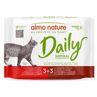 Ekonomipack: Almo Nature Daily Menu Pouch 12 x 70 g - Mixpaket II 2 sorter